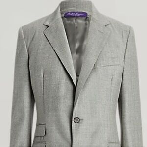 Ralph Lauren Purple Label collection women's Odera Flannel Jacket made in USA.